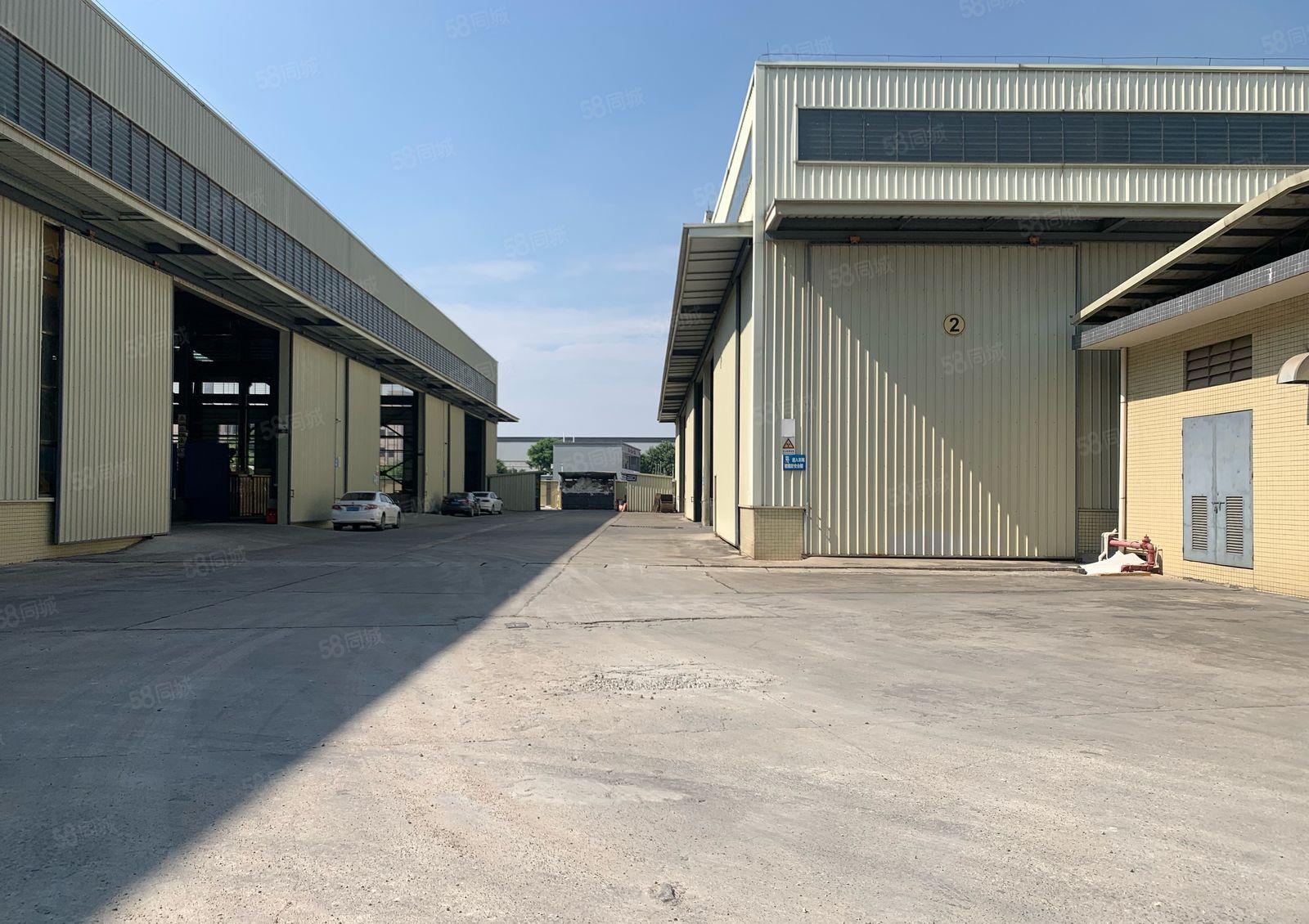 12米高独院钢构厂房实际面积出租，500平方起租，超大空地