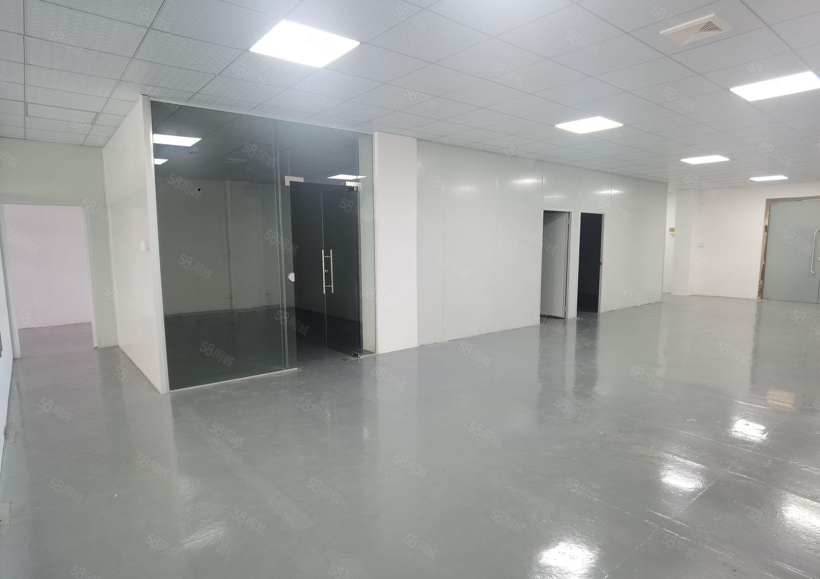 非中介实图 现成装修 石碣花园式产业园3楼378平米厂房出租