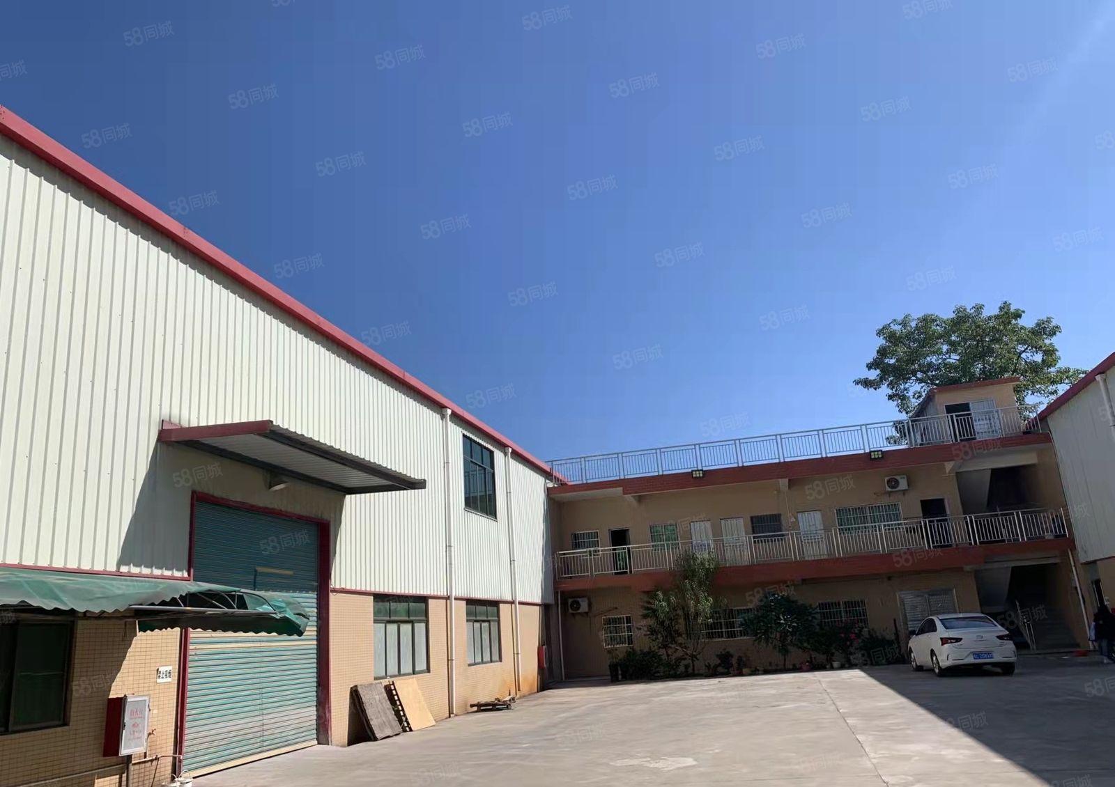 免租期三个月水电过户包办环评单一层独院厂房出租滴水九米