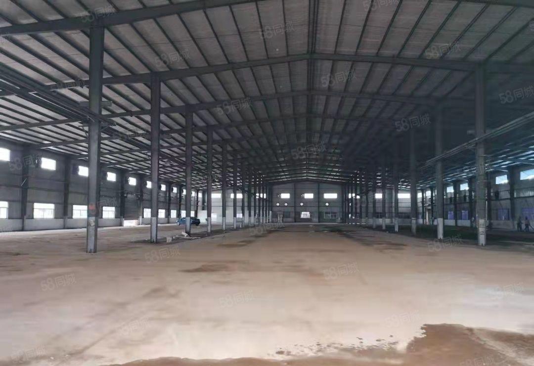 高速出口38000平米钢构可分租 滴水9米,空地6000平米