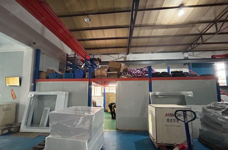 虎门厂房一楼带航车精装修厂房带有地坪漆，好进出大车