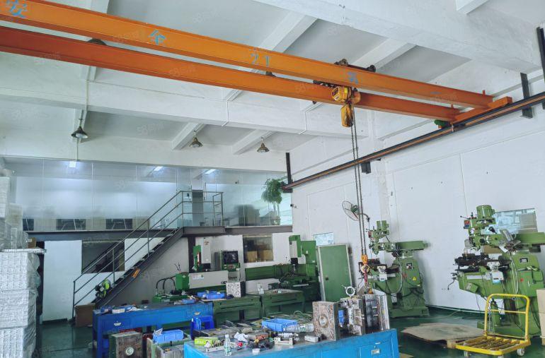 虎门镇树田树安工业区现成注塑带航吊，办公室，水电齐全，可分租