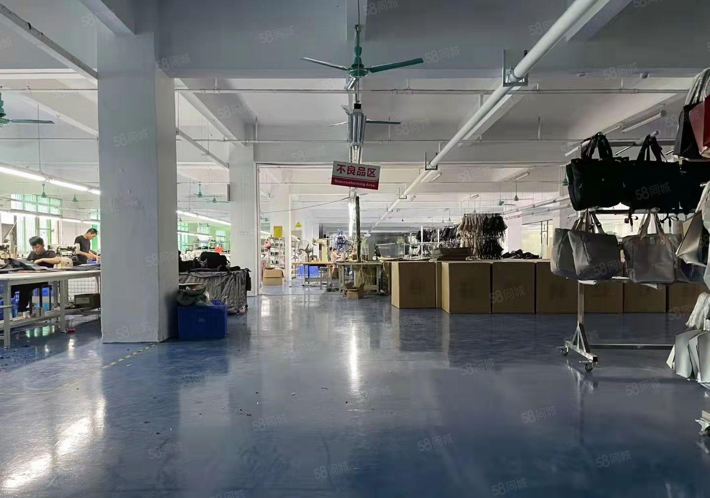 成熟园区二楼厂房2560平，现成装修，办公室，水电齐全