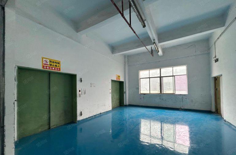 虎门楼上厂房精装修全新地坪漆水电齐全3吨电梯好停车