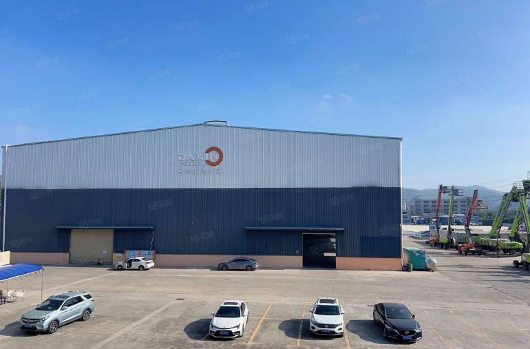 虎门白沙钢构厂房出租16米高现成行车空地大重工业厂房