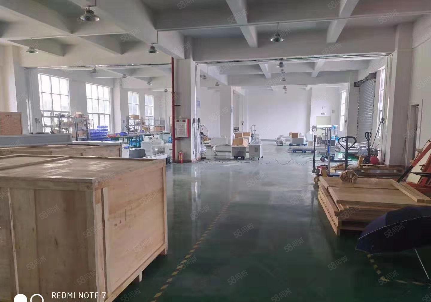 虎门仁和工业区新空楼上1500平全新地坪漆办公室装修厂房出租