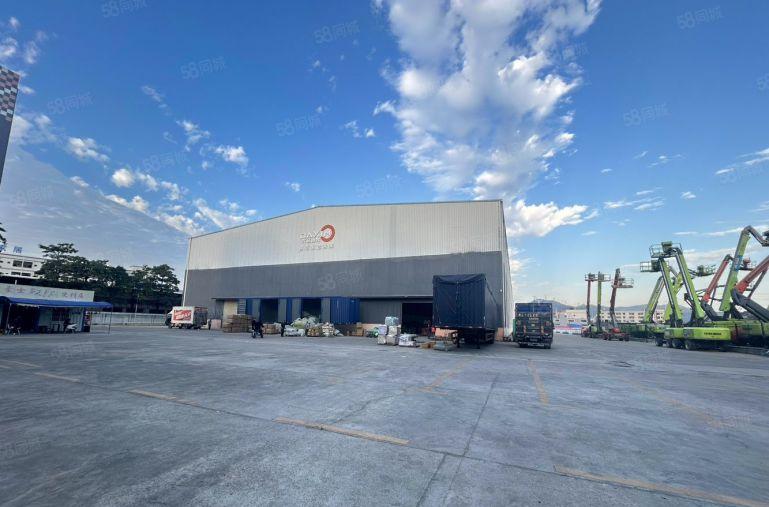 虎门13米钢构厂房出租空地1万平随意大车出入园区形象好