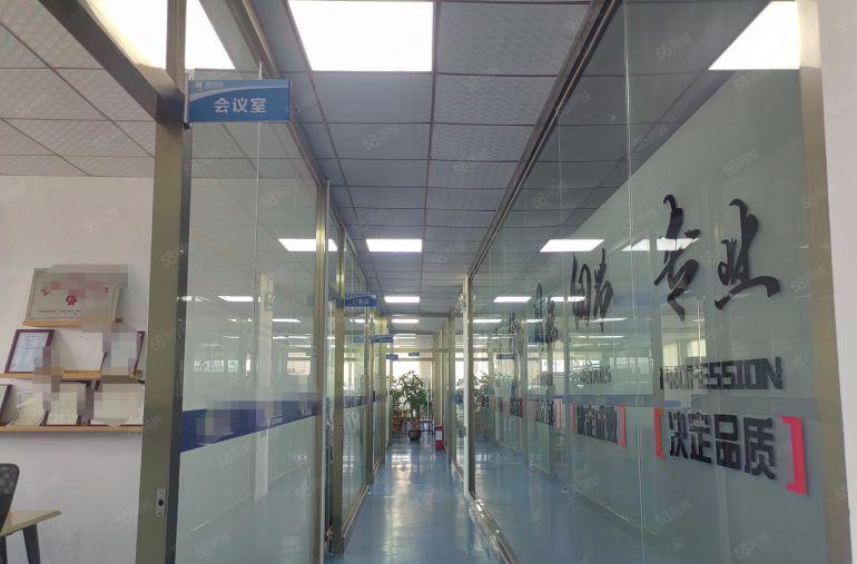 虎门豪华精装修全新地坪漆现成办公室装修适合五金电子半导体等行