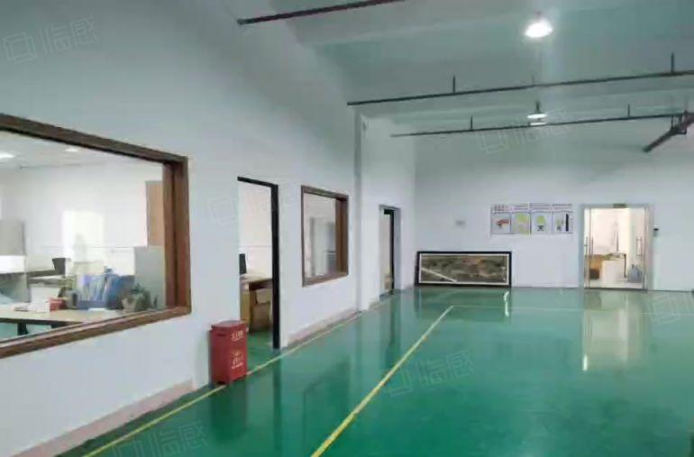 虎门1480平厂房9.9元带办公室，全新地坪漆！
