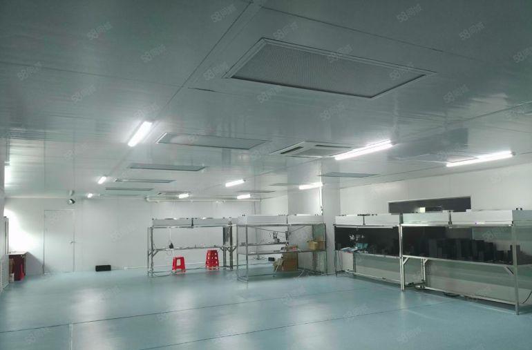 长安靠深圳新空无尘车间1450平出租，现成装修水电口罩手机屏