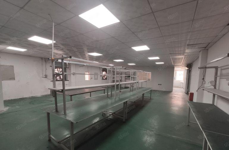 长安沙头楼上260平3500打包水电齐全带办公室工业厂房出租