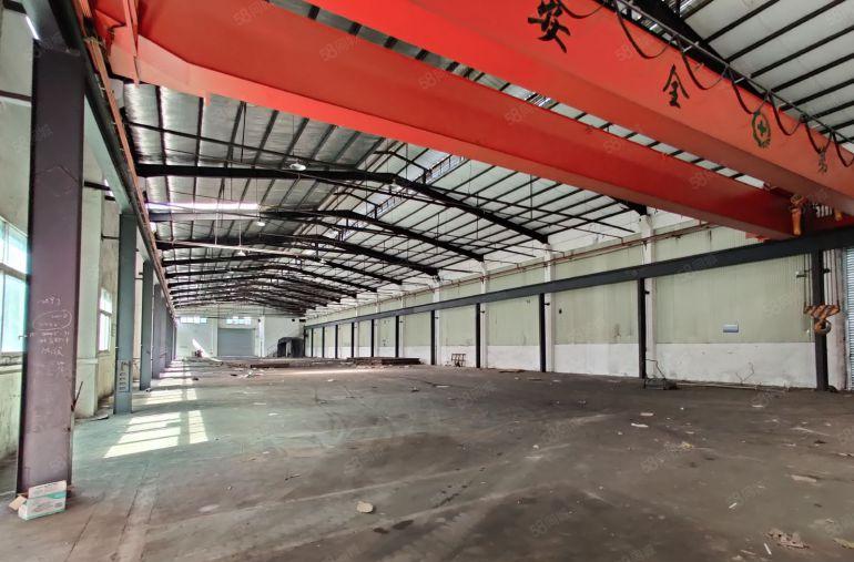 霄边新出原房东单一层钢构厂房1600平带一部现成航车20吨