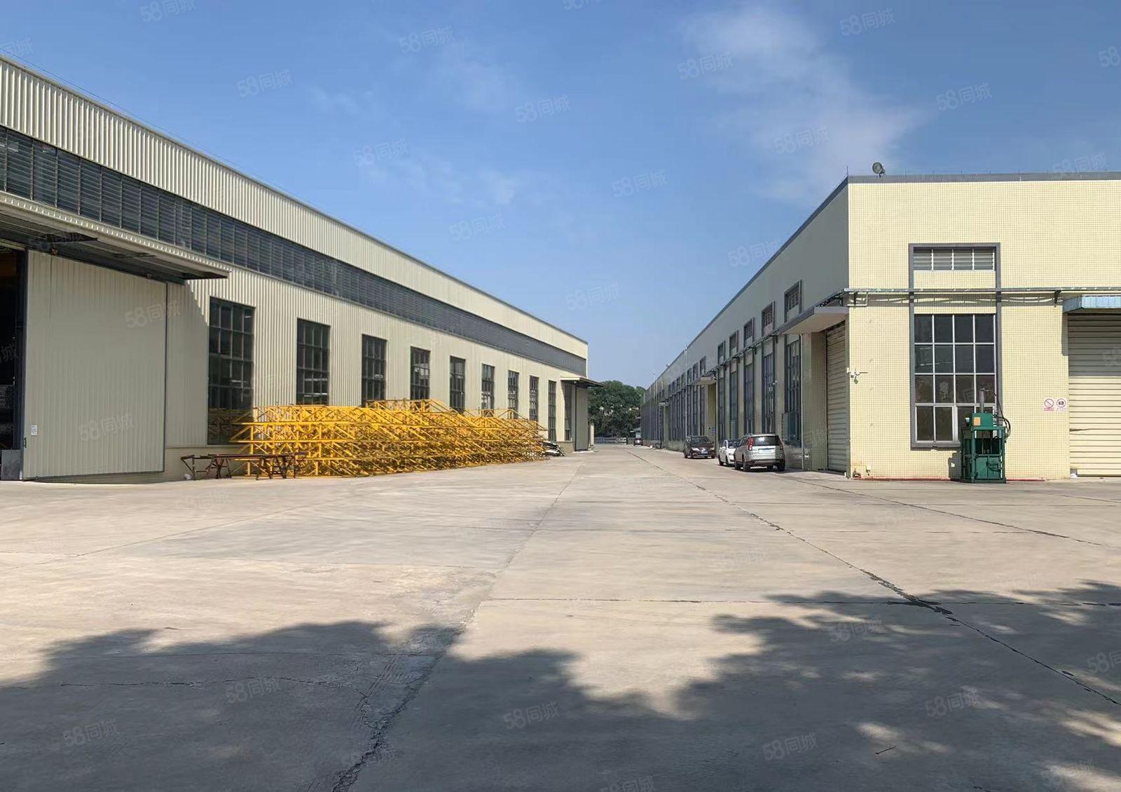 12米高独院钢构厂房实际面积出租，1000平方起租，超大空地