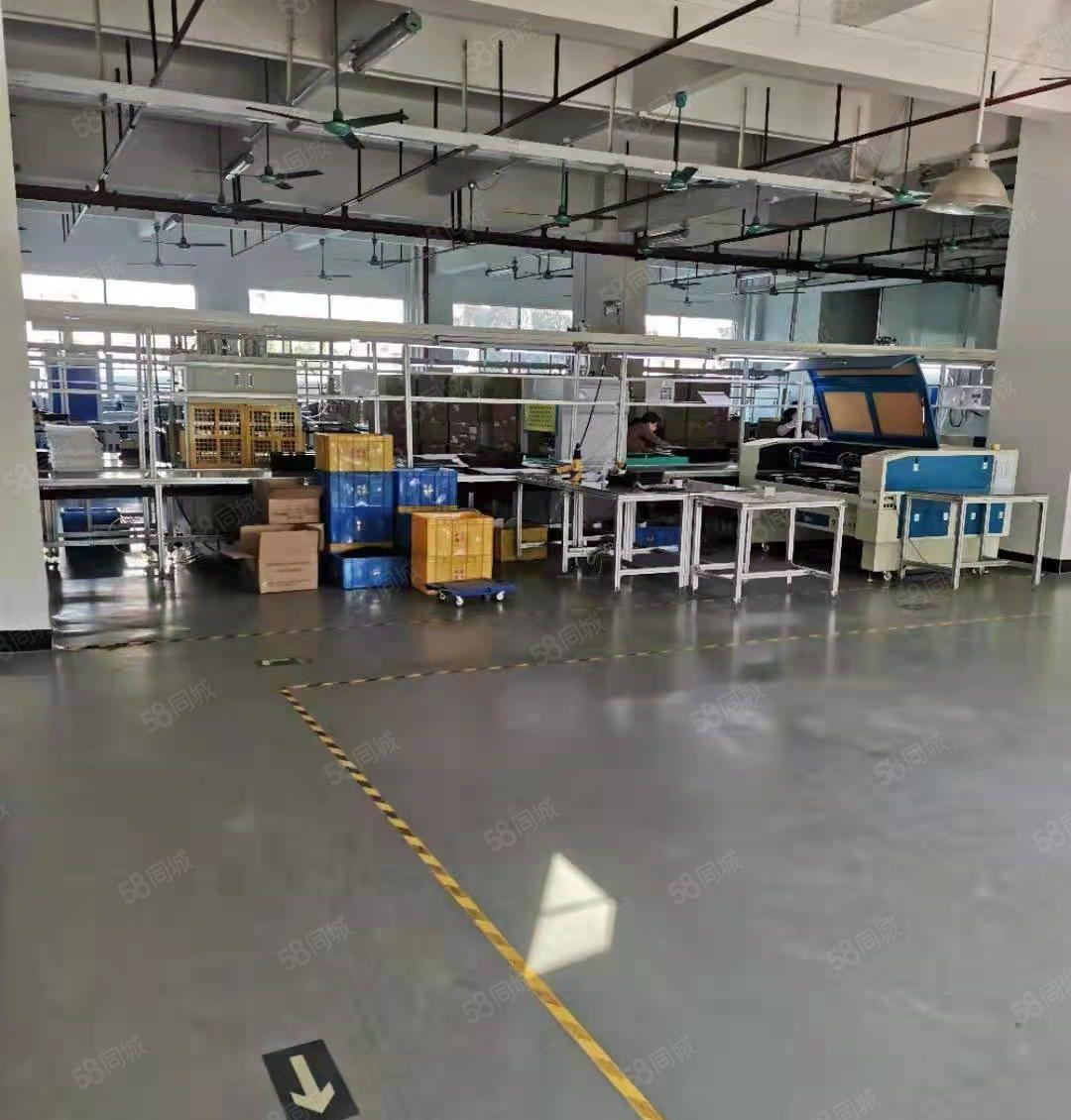 长安街口一楼2300平，二楼1000平带精装修厂房出租！