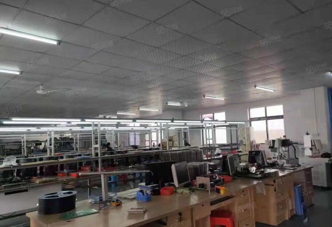 长安沿江高速附近原房东厂房楼上实际1000平，无转让费。