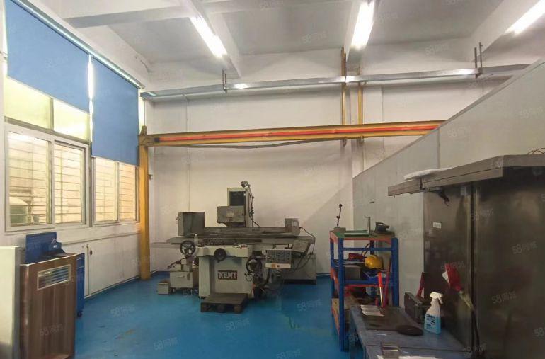 厦边一楼1450平带航车精装修厂房出租！适合精密模具慢走丝。
