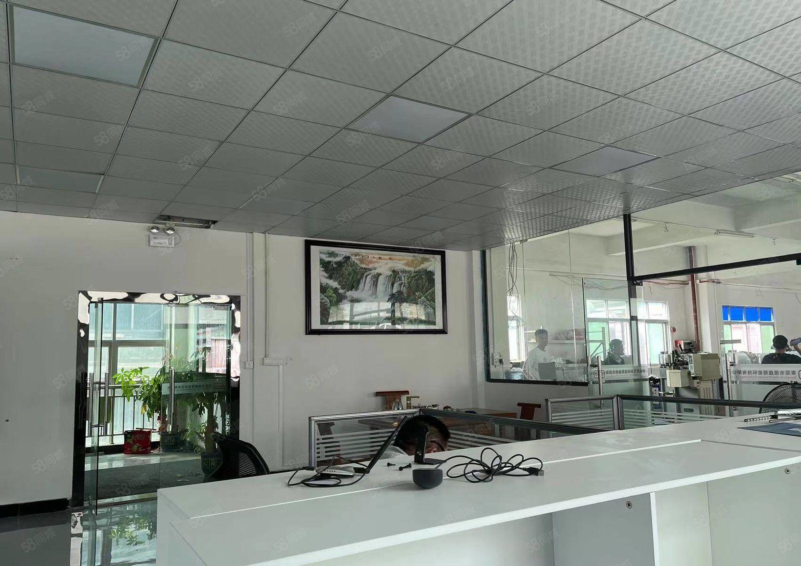 新民楼上850平方，精装修厂房带办公室，水电齐全