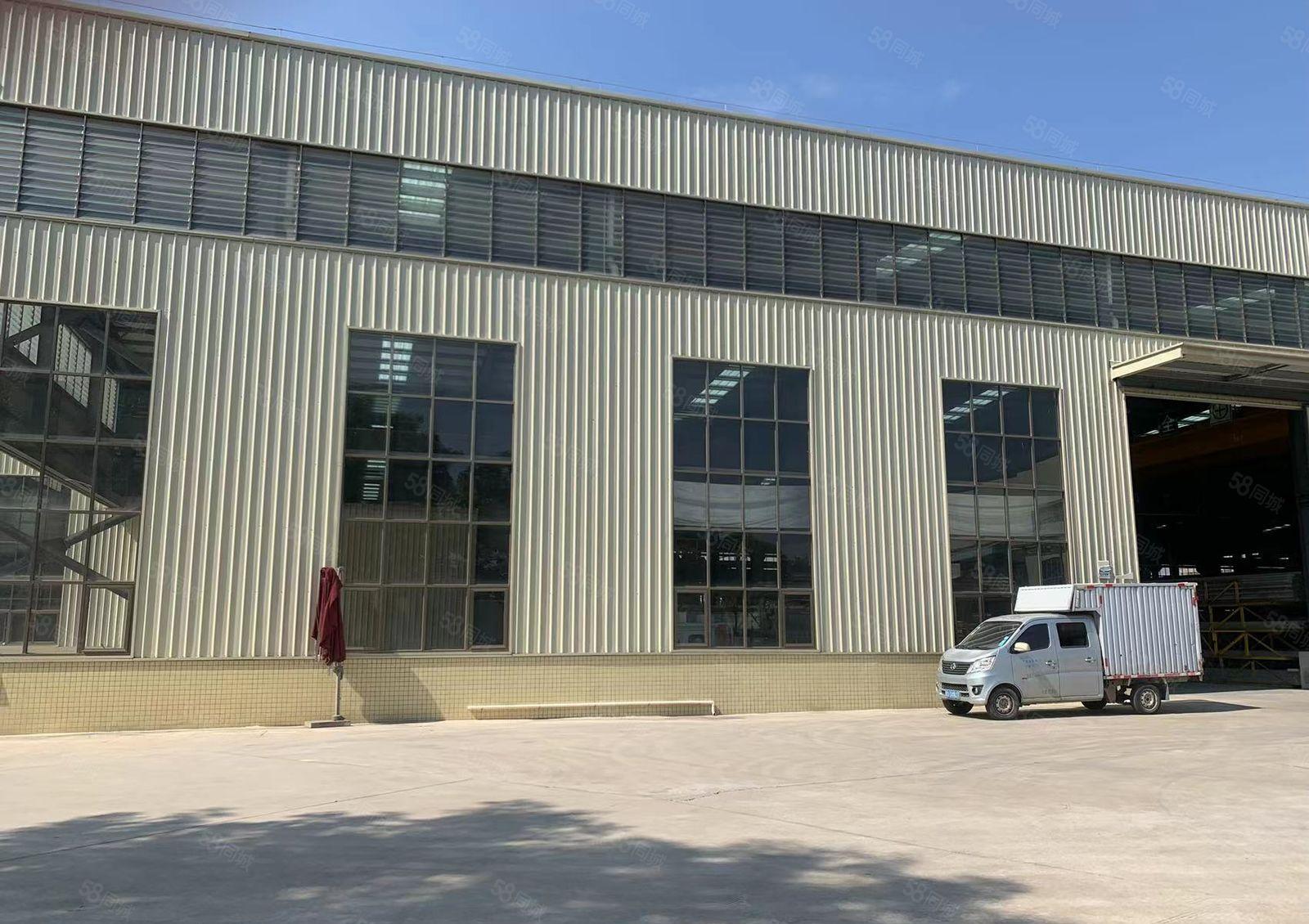 12米高独院钢构厂房实际面积出租，1000平方起租，超大空地