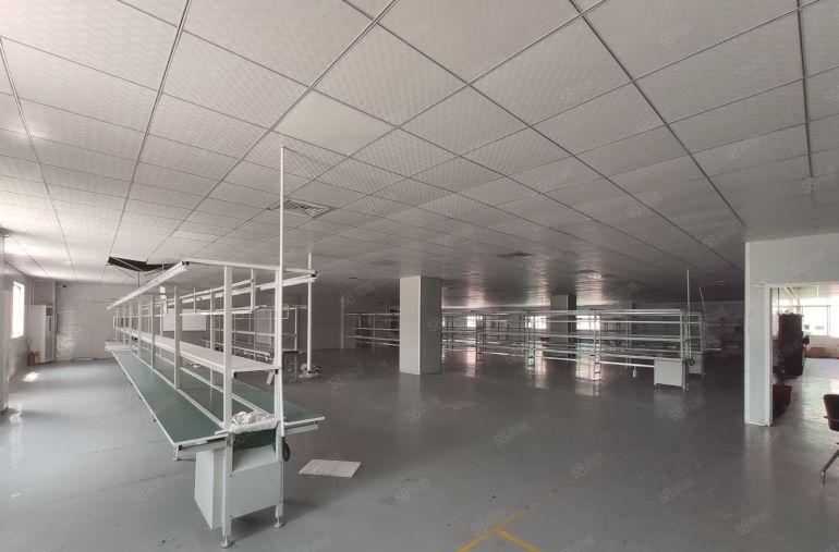 长安厦边空出楼上整层2000平电子车间精装工业厂房出租
