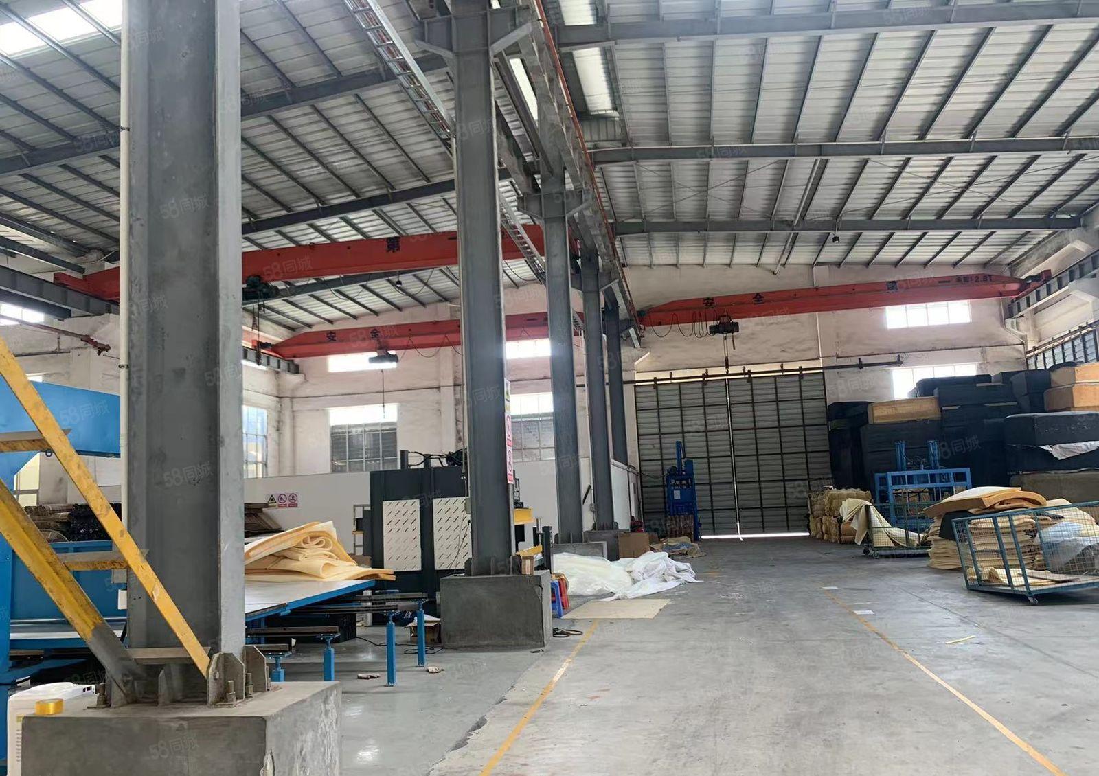 12米高独院钢构厂房实际面积出租，1000平方起租，超大空地