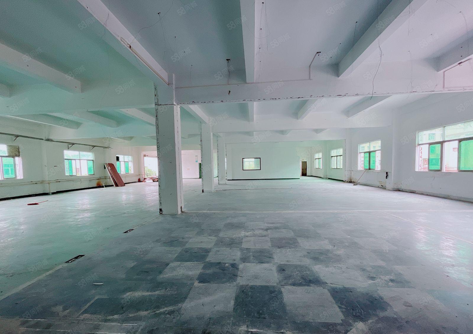 常平工业园二楼800平厂房出租精装修办公室可100平分租，