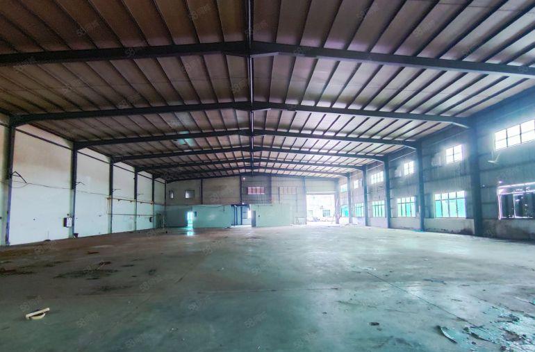 常平8米高单一层钢构独院厂房，带独立办公楼，中间无柱子形象好