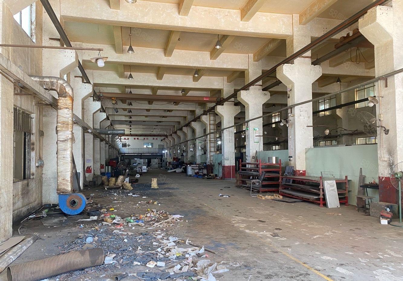 形象好常平新出单一层低价厂房出租带航车可做设备五金仓库空地大