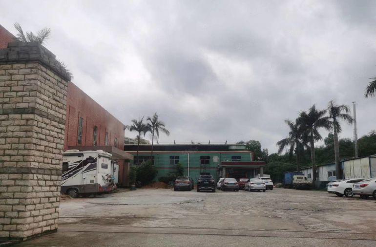 注塑抽粒塑胶常平袁山贝独院厂房分租独栋单一层无柱子2000平