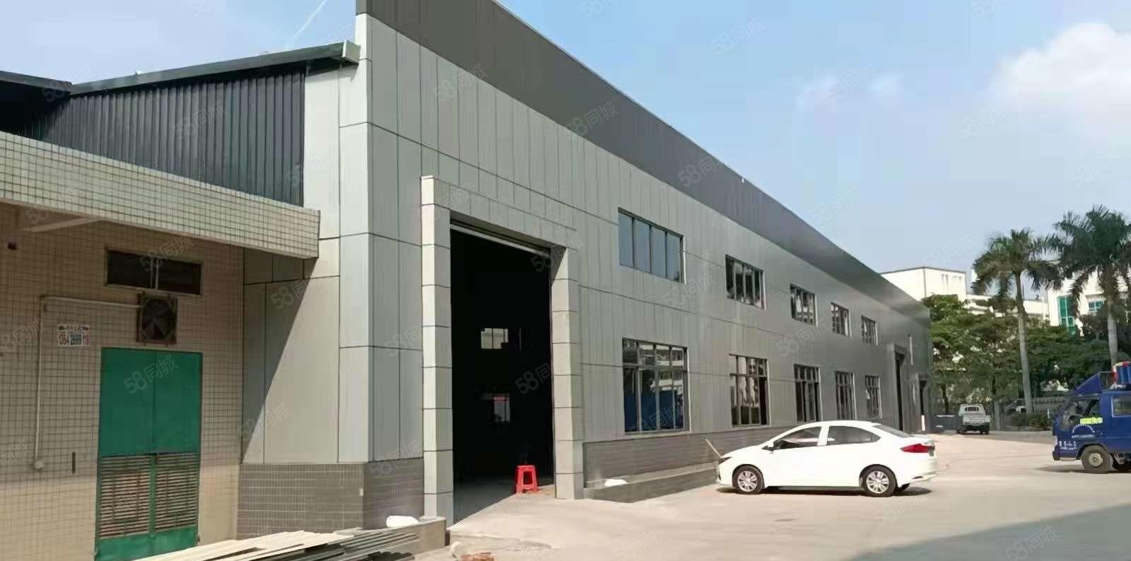 常平镇新建钢结构厂房3500平用电不限办公楼800平滴水八米