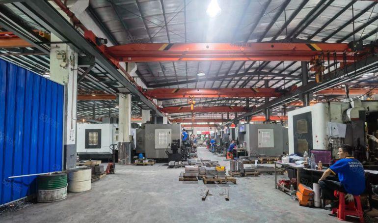 常平镇原房东钢构滴水8米高带行车2000平厂房出租租金优惠