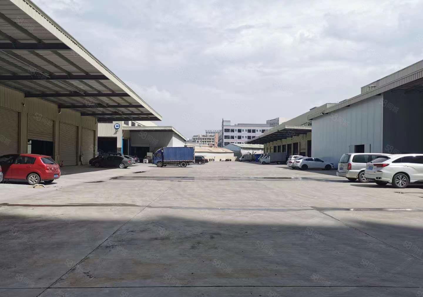 厚街桥头工业区新出钢构滴水12米1800平方大空地精装修厂房