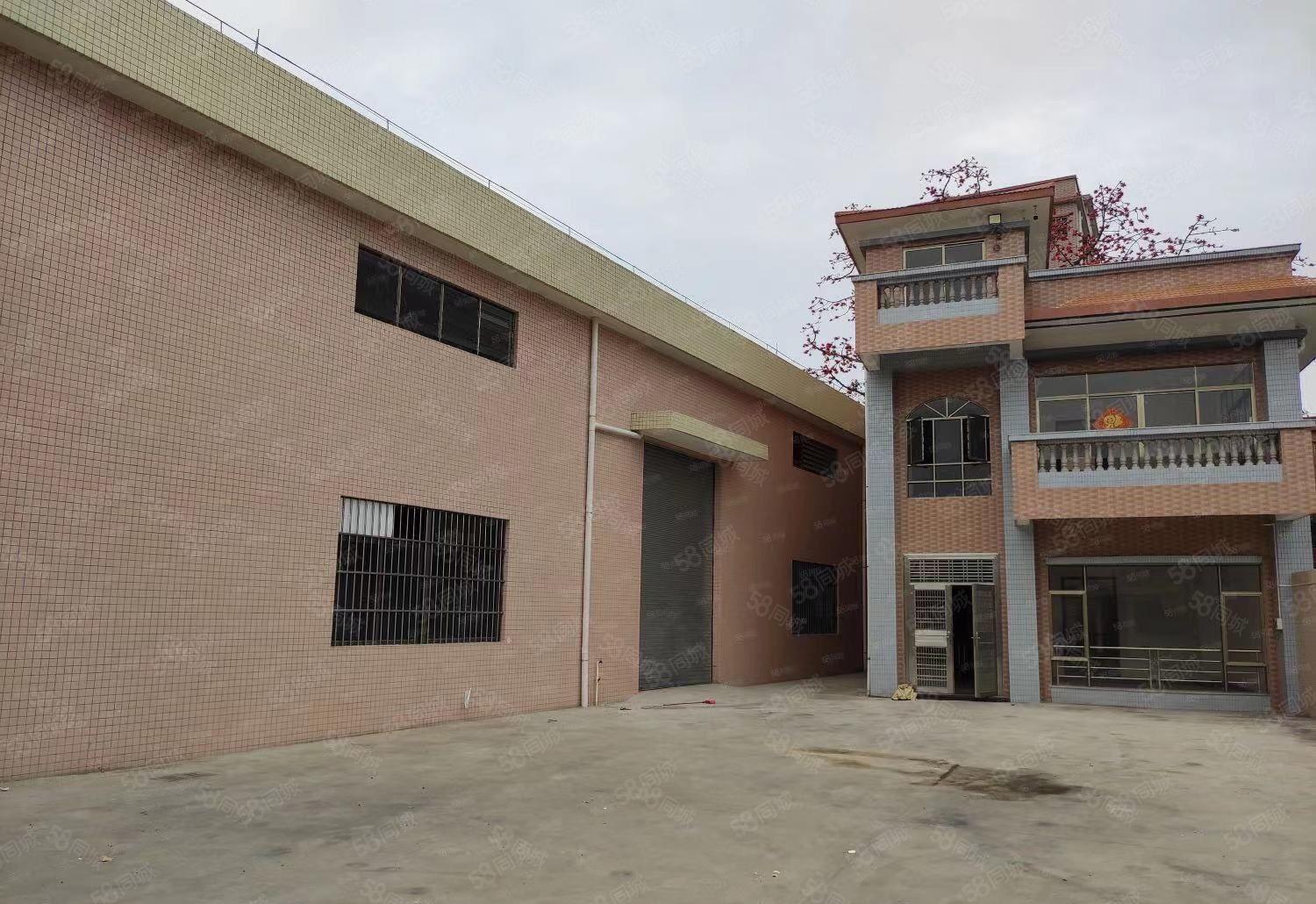 厚街宝屯主干道旁独院单一层砖墙到顶钢构1000平带牛角厂出租