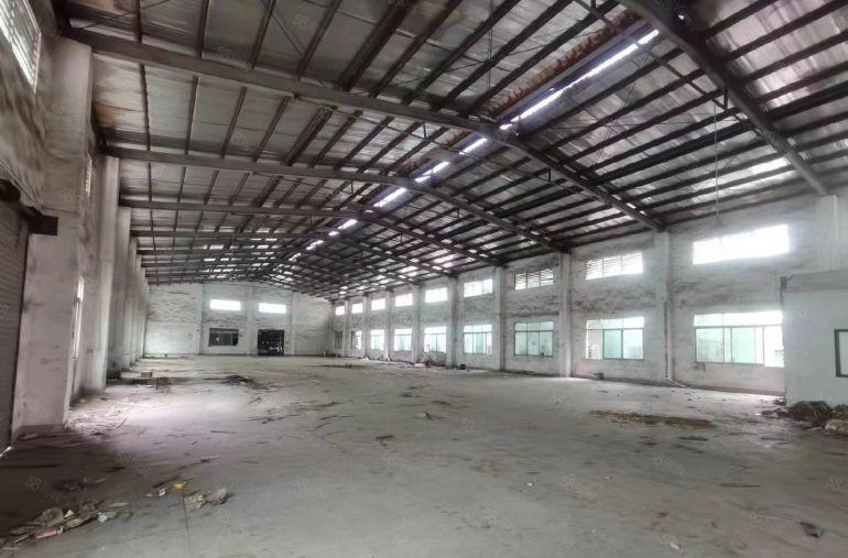 厚街单一层钢构独栋厂房出租2000平方无柱子使用率高低价分租