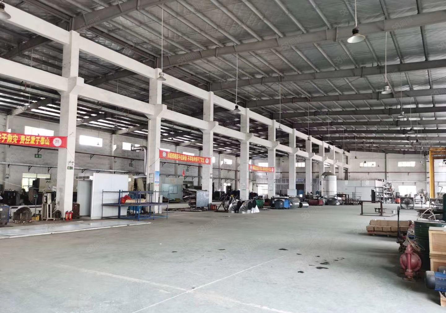 （1200平独院）单一层9米钢构带装修原房东厂房出租。