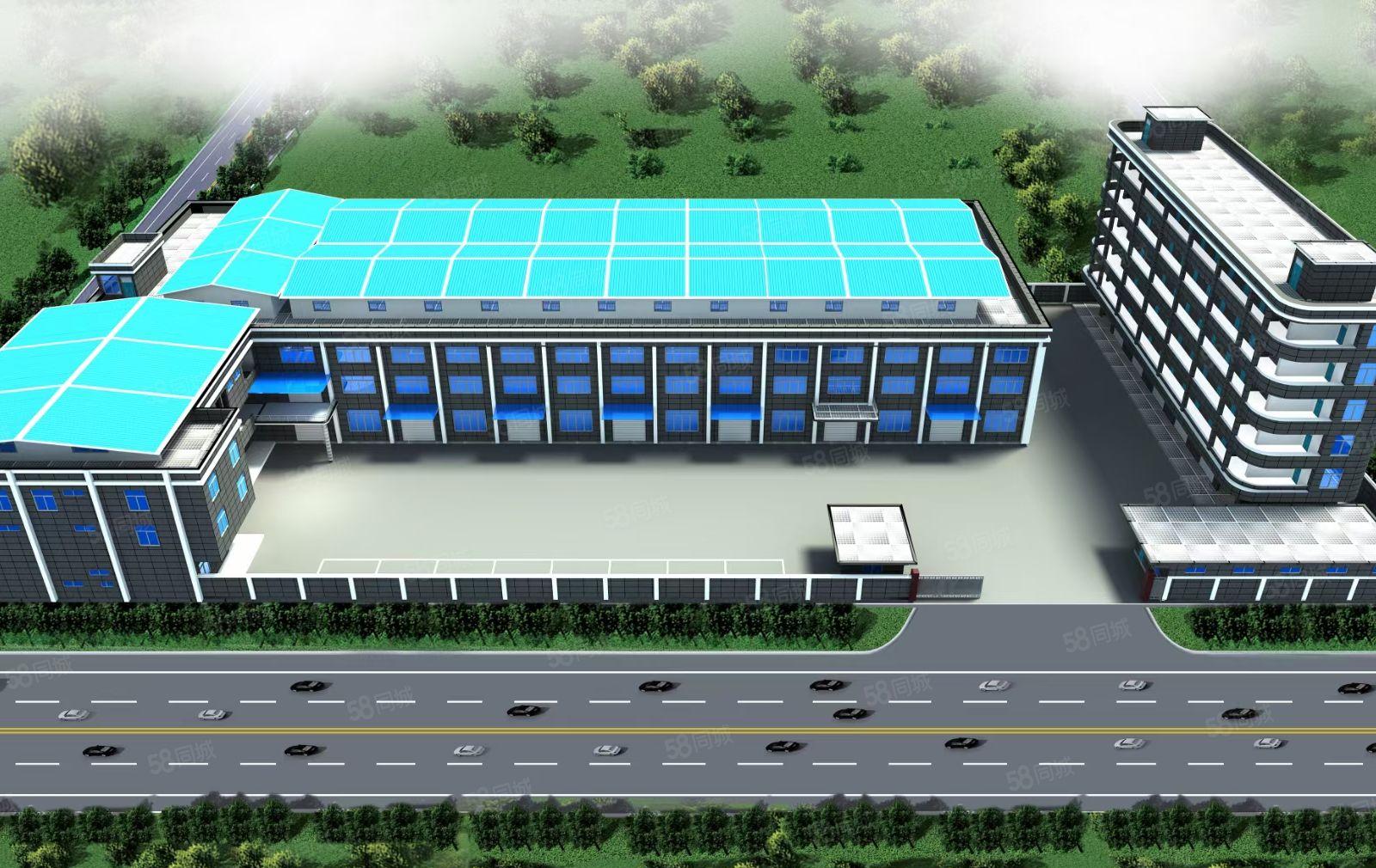 厚街莞太路边全新独院厂房仓库21300方可分租