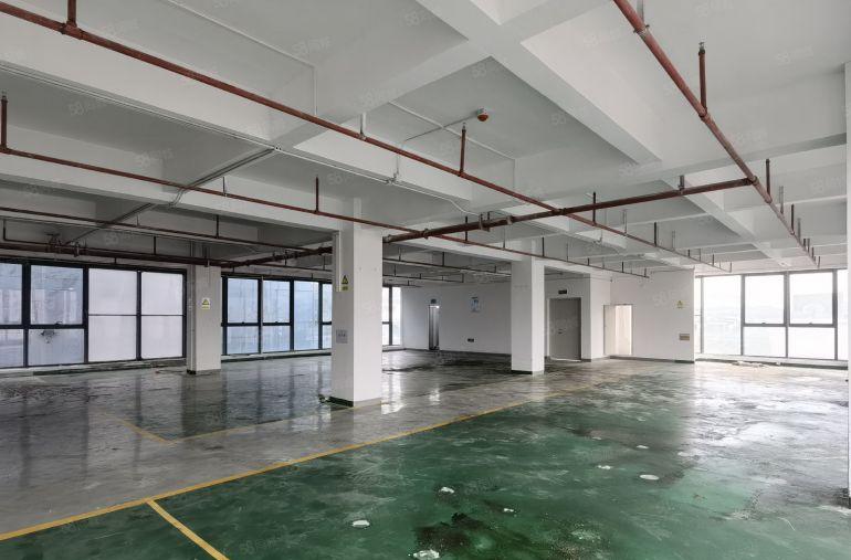 厚街涌口全新玻璃幕墙厂房出租4楼整层450平方精装水电地坪漆