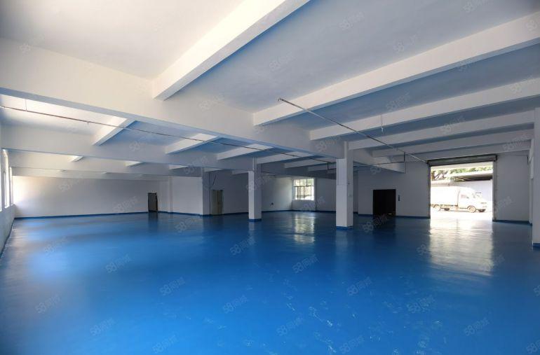 厚街体育公园附近园区厂房一楼现成地坪漆水电办公室低价出租