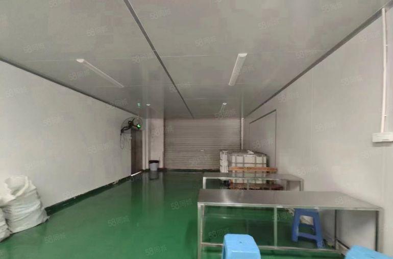 塘厦镇中心工业区原房东一楼厂房0公摊420平，全新地坪漆装修