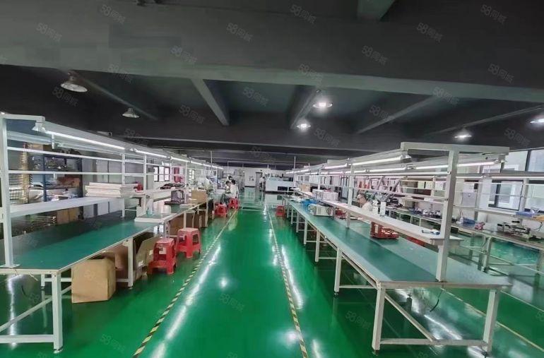 塘厦新空出楼上680平现成精装修厂房出租，全新地坪漆