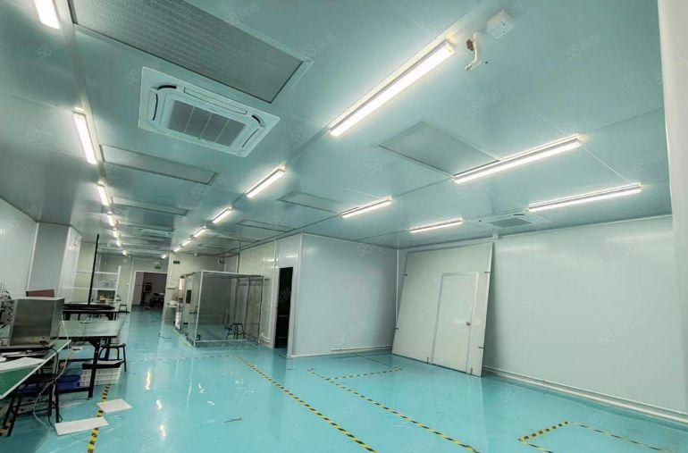 漂亮精装修楼上小面积无尘车间520平厂房出租，水电全近深圳