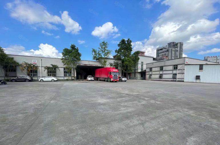 塘厦独栋单一层标准厂房仓库出租，空地超大带卸货平台 大小分租