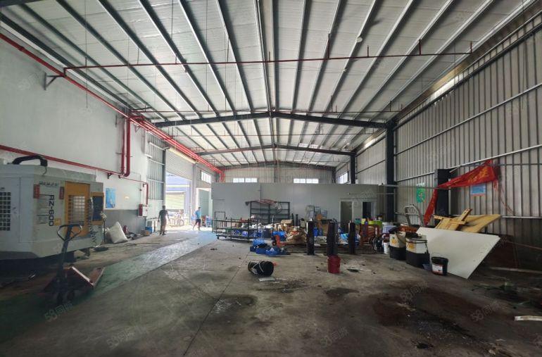 塘厦外环高速独栋钢构厂房800平出租，现成装修办公喷淋空地大