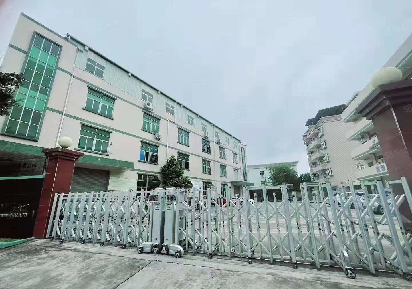 塘厦外环高速口楼上1200平厂房出租现成装修水电，园区空地大