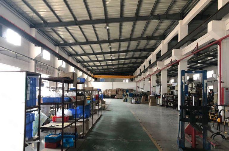 塘厦镇田心新出1500平独栋单一层厂房，滴水8米，现成行车