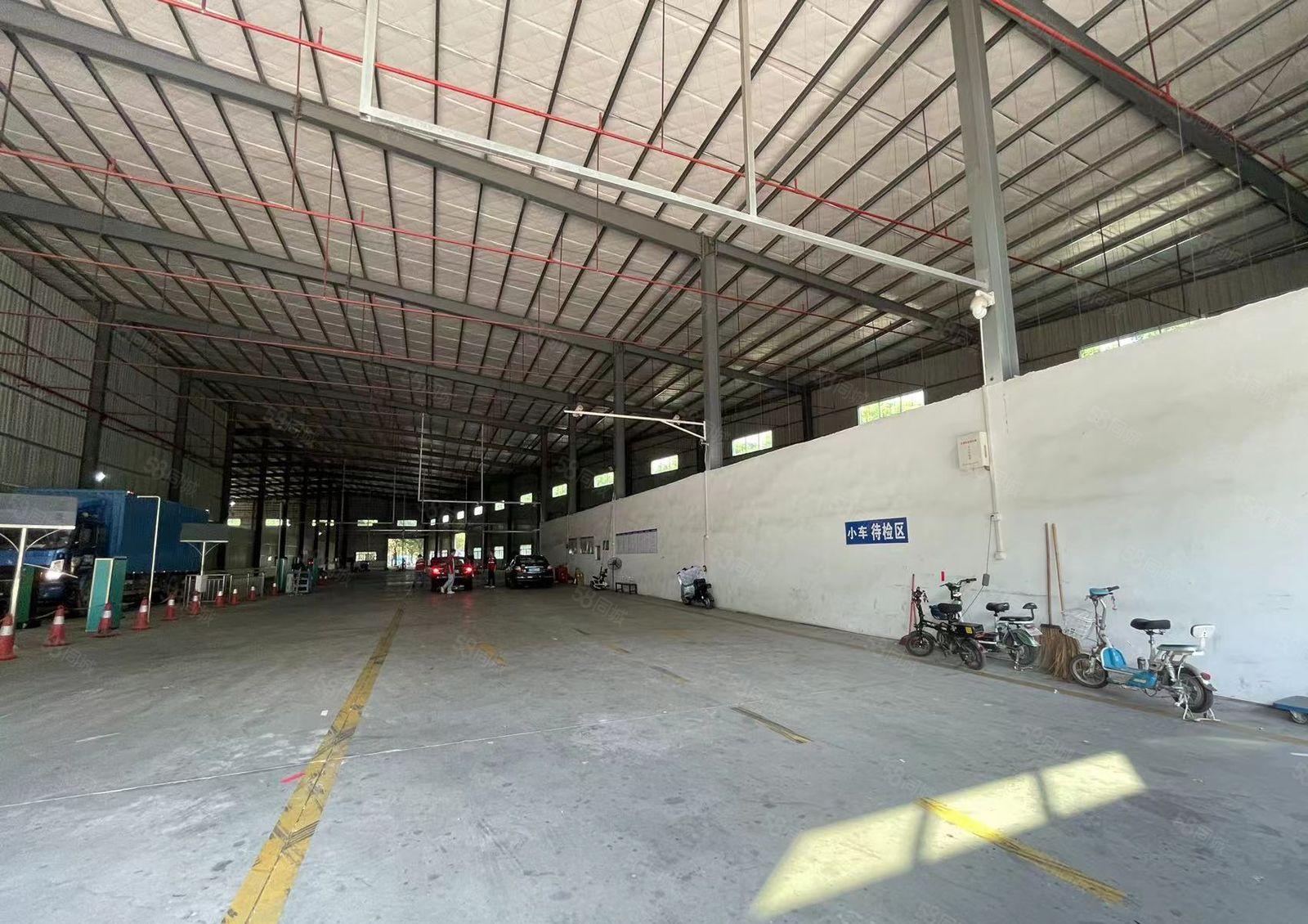 塘厦高速口滴水12米钢构厂房600平实际面积出租，空地超大！