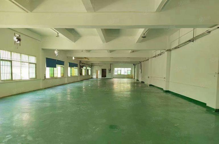 莲湖标准厂房二楼730平现成装修办公室全新地坪漆位置优越