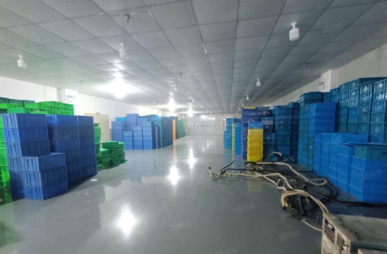 塘厦新空二楼精装修厂房出租，形象靓500平起分，有地坪漆喷淋