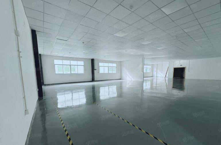 塘厦大坪楼上小面积厂房480平方，现成地坪漆吊顶水电全主路边