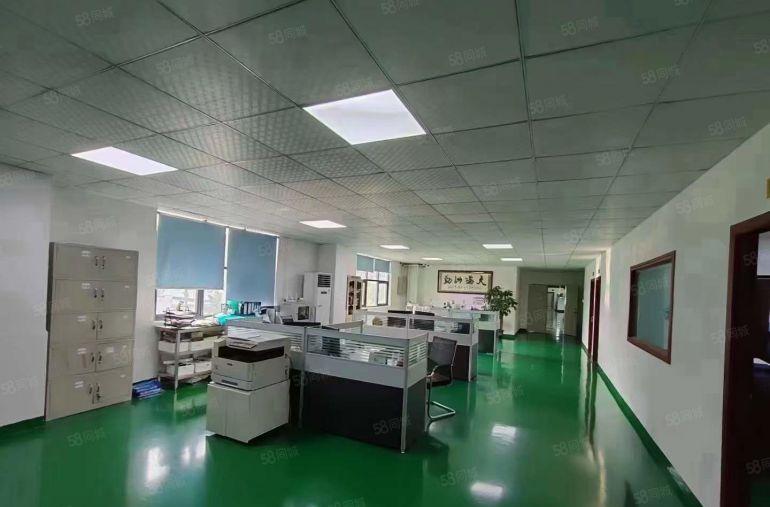 塘厦田心新空楼上漂亮装修厂房1300平，前台办公水电齐全拎包