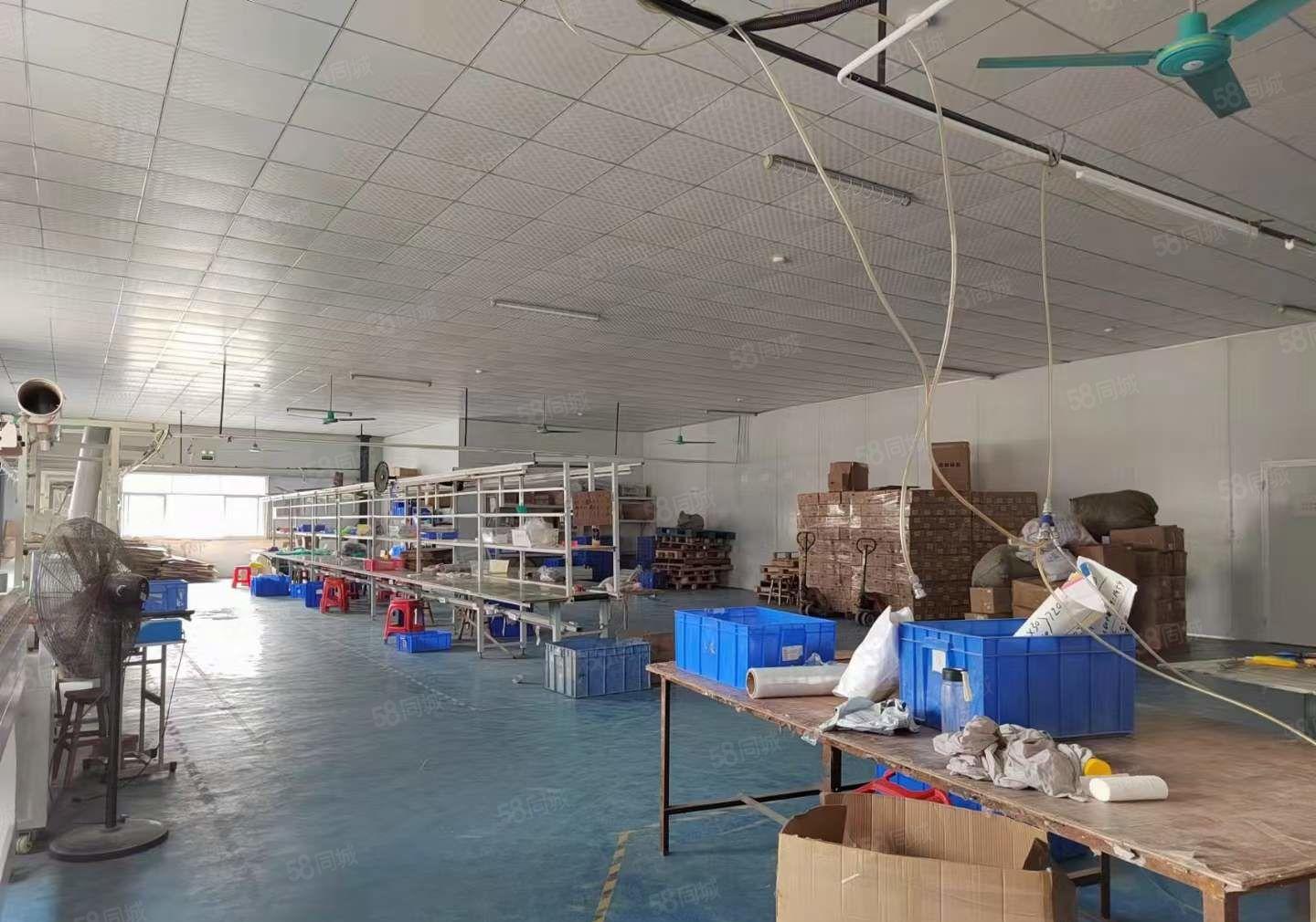 塘厦标准楼上500平厂房出租现成装修便宜地段好空地超大免费用